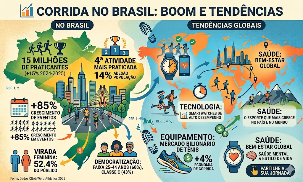 CORRIDA DE RUA EM NÚMEROS
